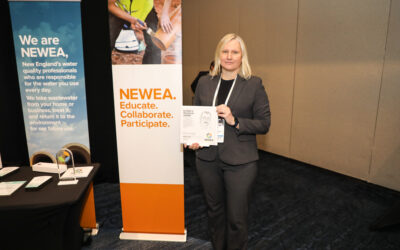 Assistant Construction & Engineering Director Kathryn Kelly Receives Alfred E. Peloquin Award from NEWEA